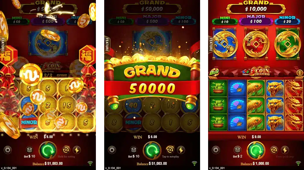3 Coins Lottery777 Bonus